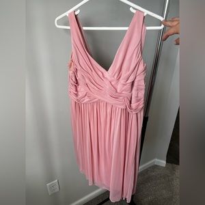 Short pink Bridesmaid dress